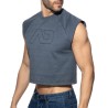 Addicted Újrahasznosított Pamut Crop Top AD1461 | Addicted România