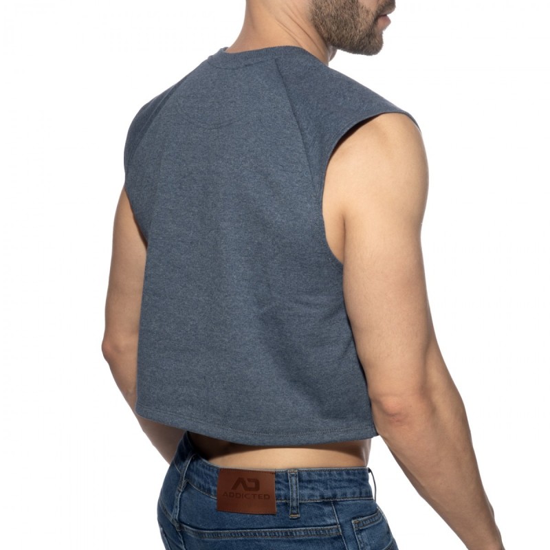 Addicted Újrahasznosított Pamut Crop Top AD1461 | Addicted România