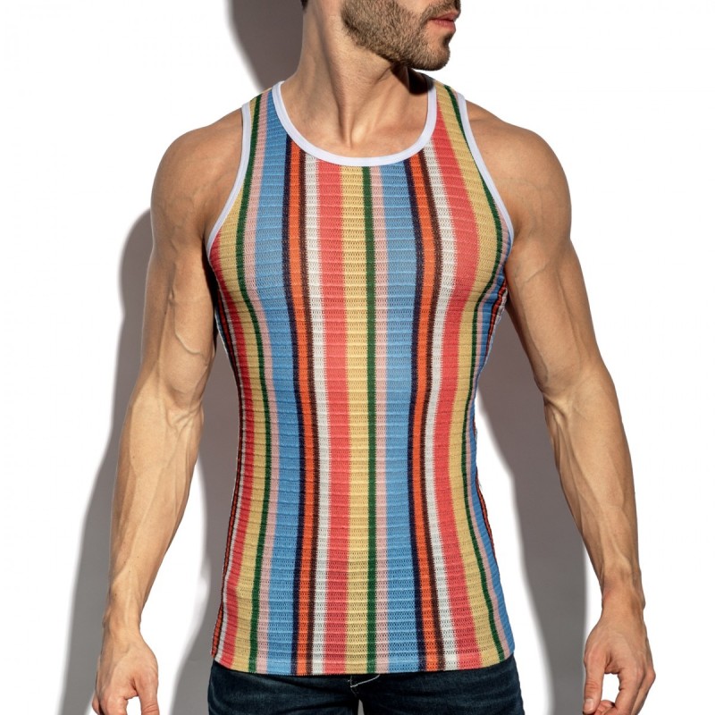 ES Collection Gelato Stripe Tank Top TS373 | Addicted România – fast delivery