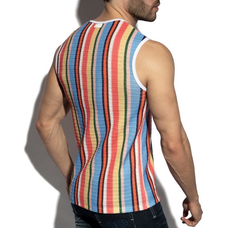 ES Collection Gelato Stripe Wide Tank Top TS374 | Addicted România – fast delivery