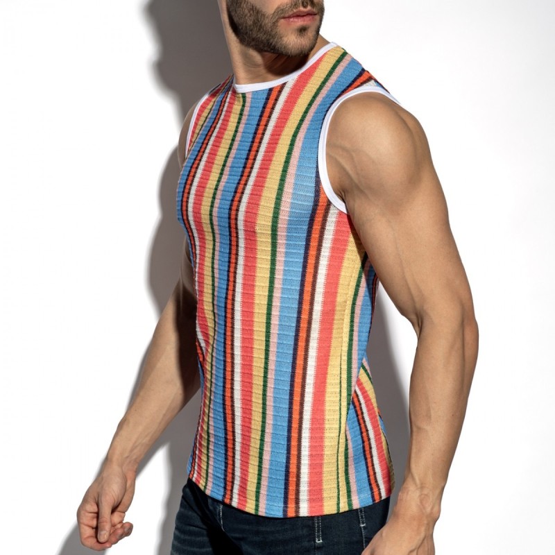 ES Collection Gelato Stripe Wide Tank Top TS374 | Addicted România – fast delivery