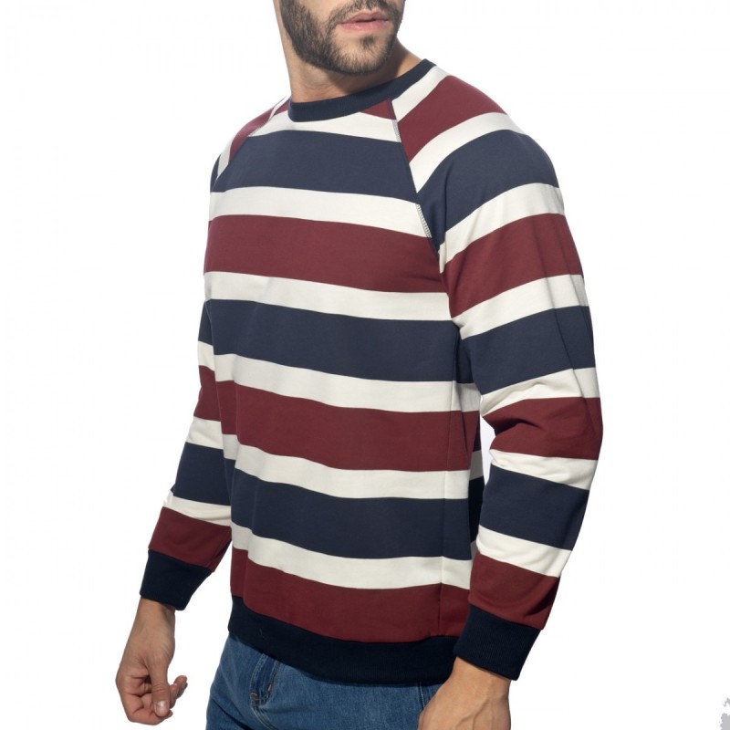 Addicted Retro Stripes Sweatshirt AD1438 | Addicted România – fast delivery