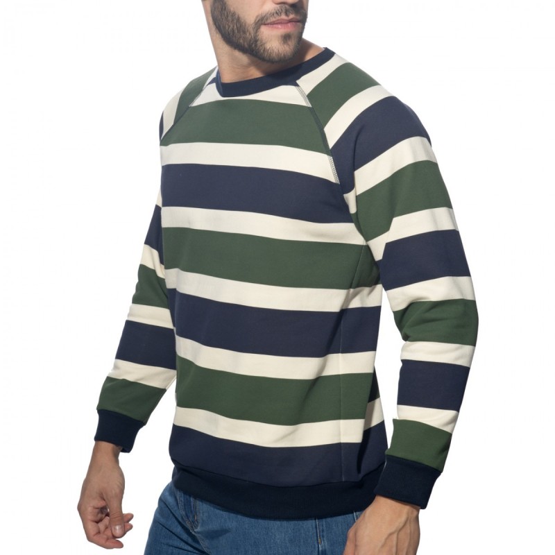 Addicted Retro Stripes Sweatshirt AD1438 | Addicted România – fast delivery