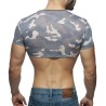 AD Fetish Camo Crop Top AD868 | Addicted România