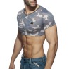 AD Fetish Camo Crop Top AD868 | Addicted România