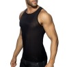 Addicted Black Stripe Tank Top AD1414 | Addicted România – fast delivery