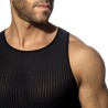 Addicted Black Stripe Tank Top AD1414 | Addicted România – fast delivery