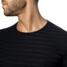 Addicted Tricou Cu Dungi Negre AD1421 | Addicted România – livrare rapidă