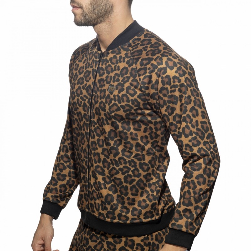 Addicted Geacă Bomber Cu Print Leopard AD1132