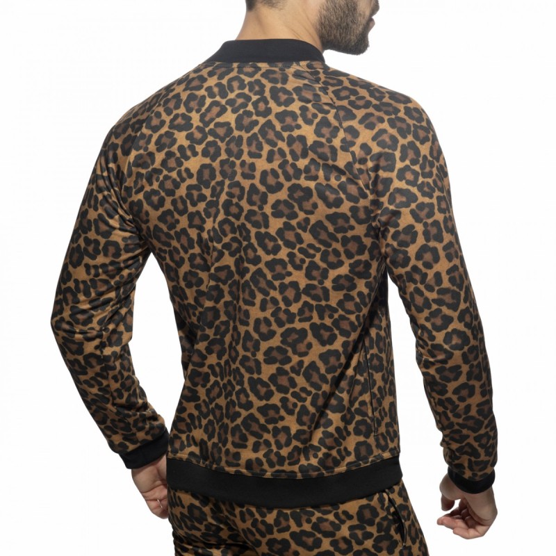Addicted Leopárdmintás Bomberdzseki AD1132