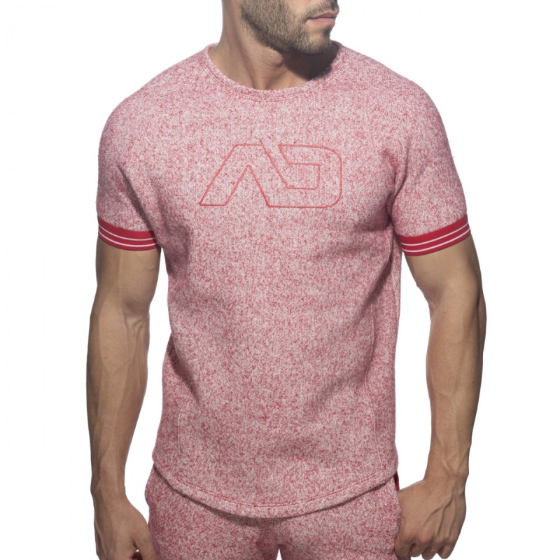 Addicted Mottled Jumper T-Shirt AD1211 | Addicted România – fast delivery