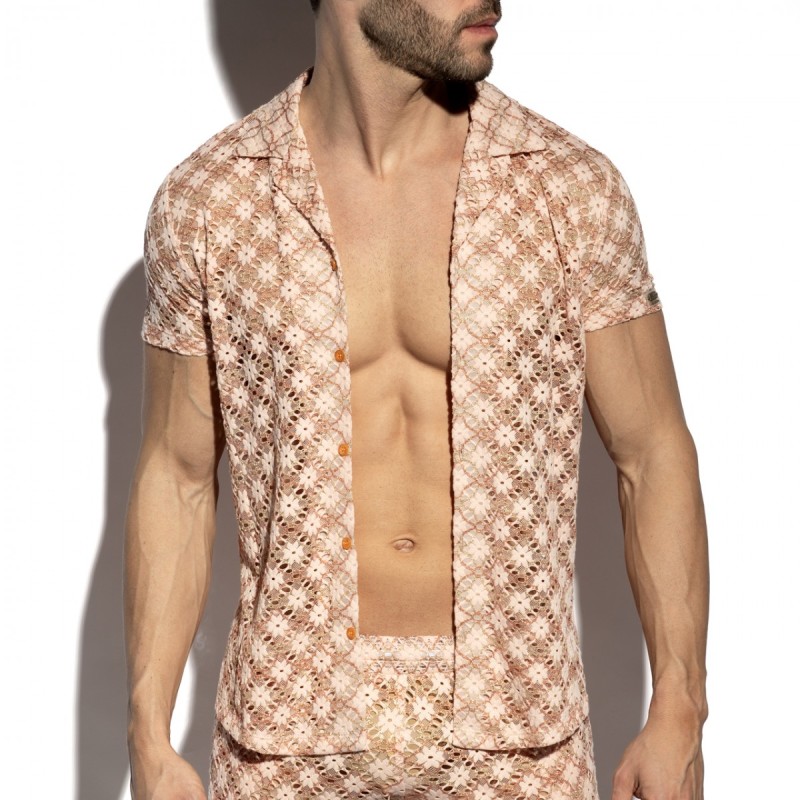 ES Collection Metallic Bloom Shirt SHT037 | Addicted România