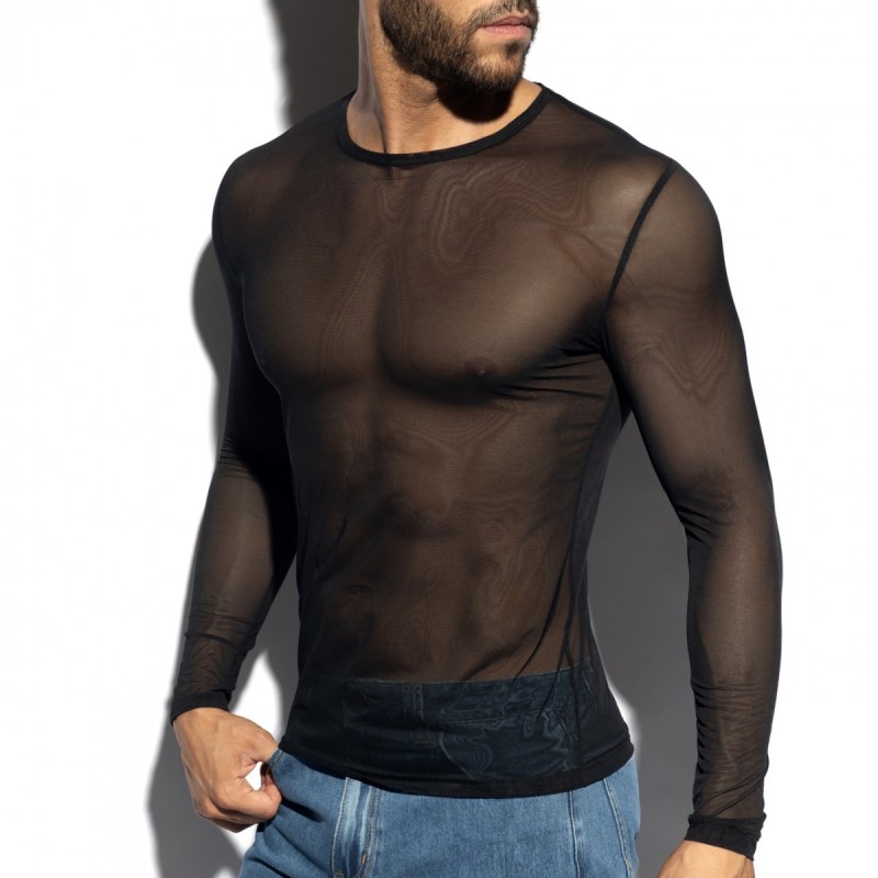 ES Collection Tricou Cu Mânecă Lungă Net TS360 | Addicted România – livrare rapidă