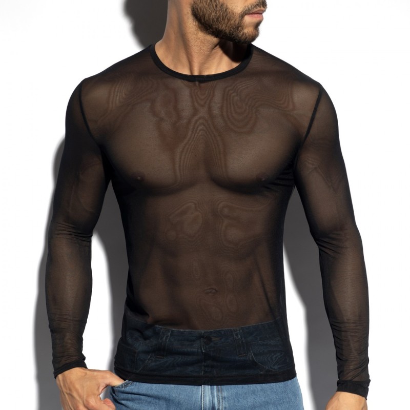 ES Collection Tricou Cu Mânecă Lungă Net TS360 | Addicted România – livrare rapidă