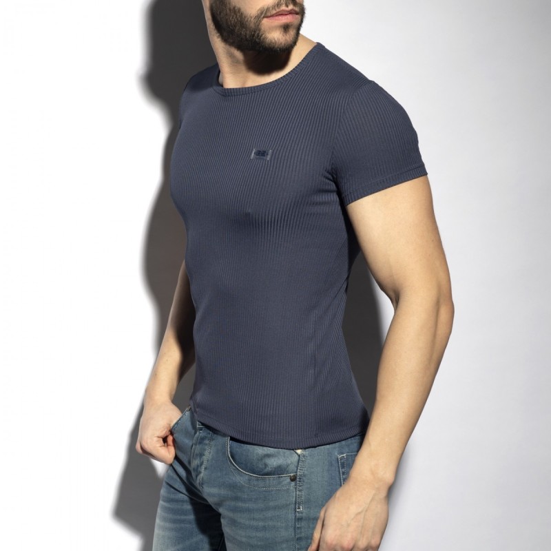 ES Collection Tricou Cu Guler U Din Rib Reciclat TS302 | Addicted România – livrare rapidă