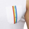 Addicted Rainbow Tape Tank Top AD992 | Addicted România – fast delivery