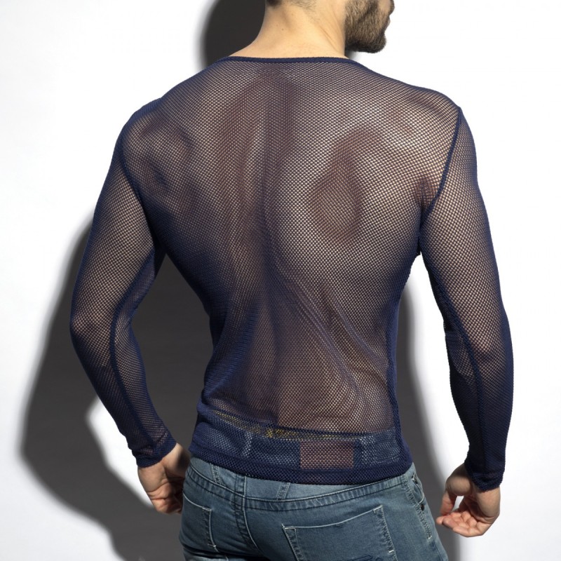 ES Collection Mesh-Long Sleeves T-Shirt TS304 | Addicted România – fast delivery