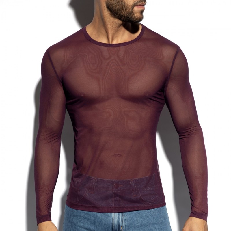 ES Collection Tricou Cu Mânecă Lungă Net TS360 | Addicted România – livrare rapidă