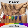 Tanga Curcubeu 6 Perechi Addicted AD1145 | Addicted România – livrare rapidă