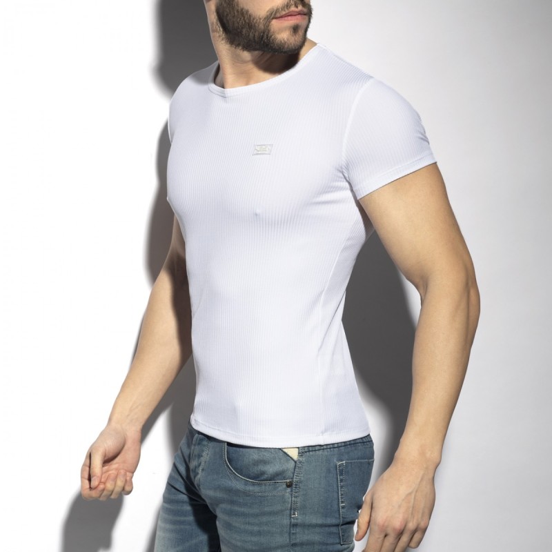 ES Collection Tricou Cu Guler U Din Rib Reciclat TS302 | Addicted România – livrare rapidă