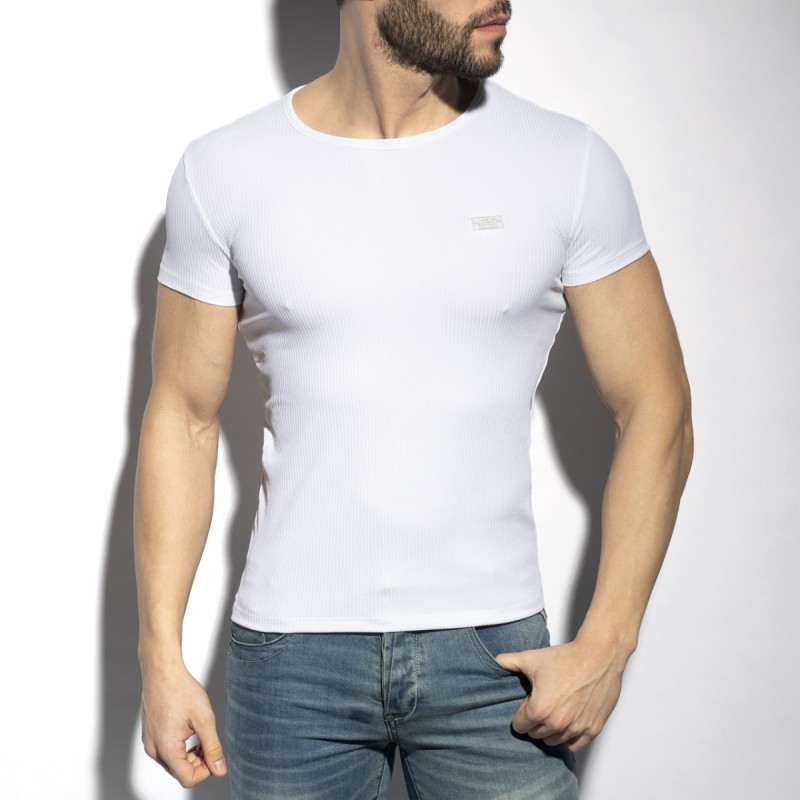 ES Collection Tricou Cu Guler U Din Rib Reciclat TS302 | Addicted România – livrare rapidă