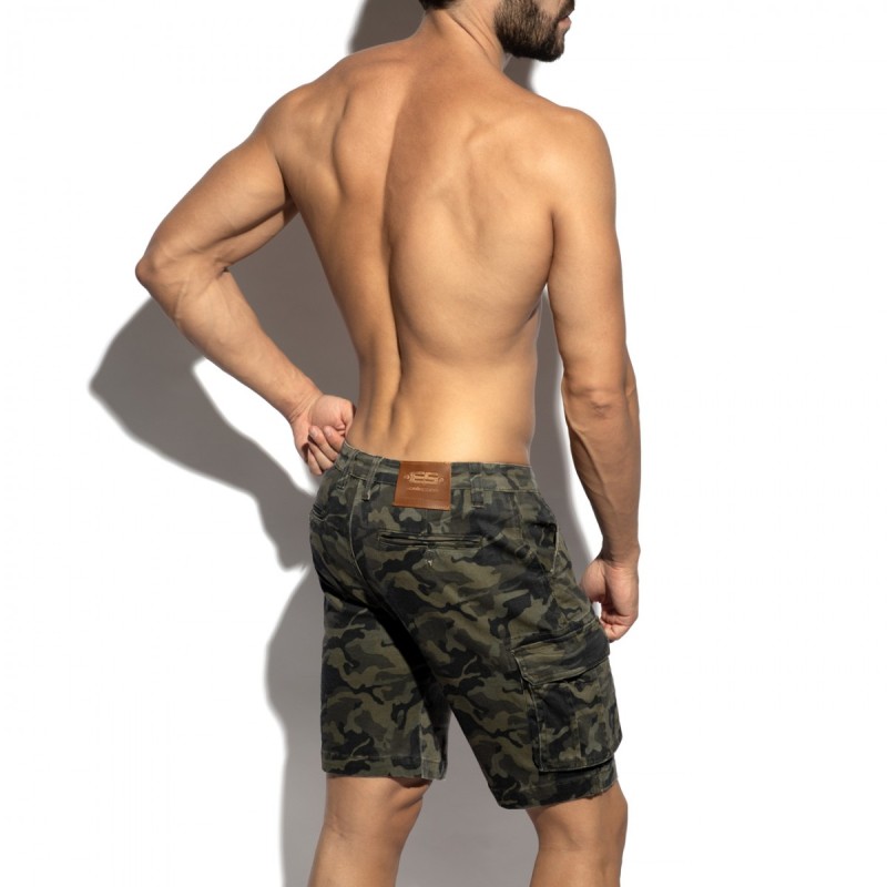 Pantaloni Scurți Cargo Camo ES Collection ESJ079 | Addicted România – livrare rapidă