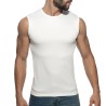 Addicted B & W Rib Tank Top AD1516 | Addicted România – fast delivery
