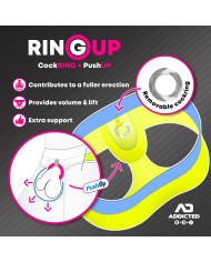 Ring Up Jock de plasă Neon AD954 Addicted