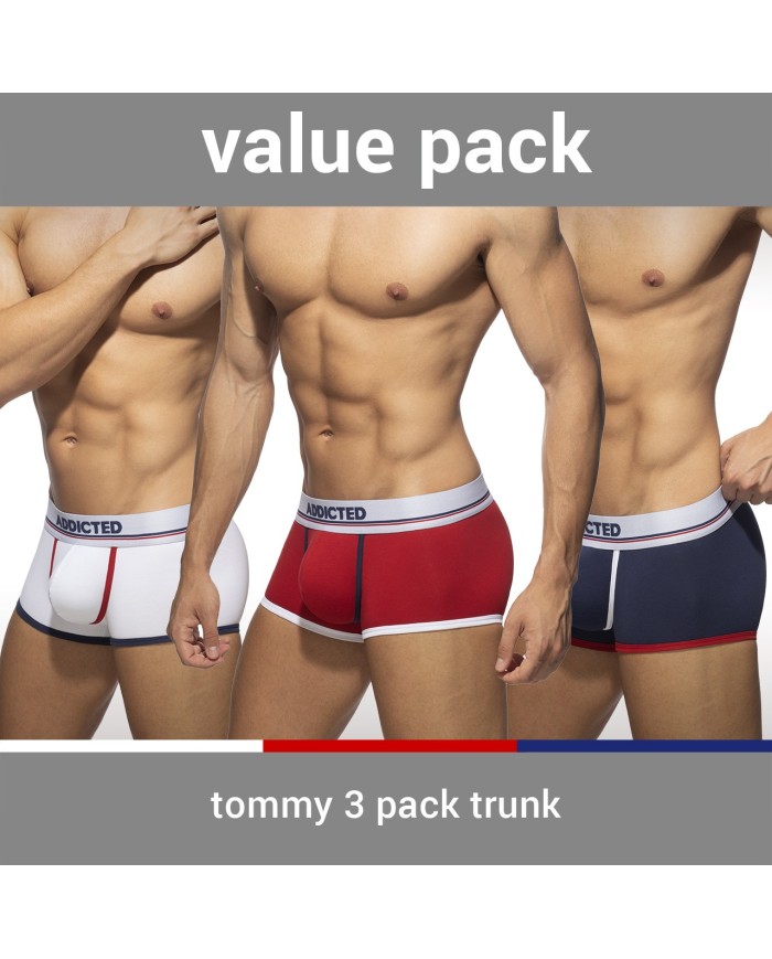 Jock Tommy 3 perechi Addicted AD1010P