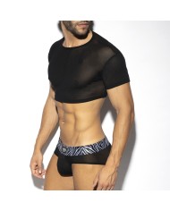ES Collection Crop Top de plasă TS293