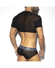 ES Collection Crop Top de plasă TS293