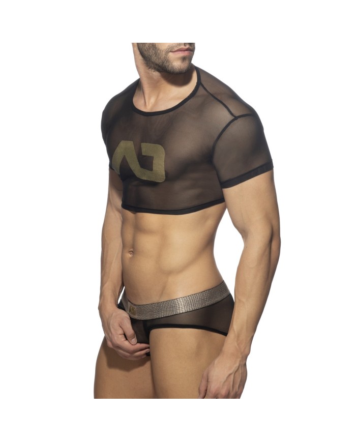 Addicted AD Crop Top din plasă AD1021