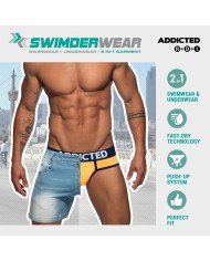 Addicted Slip de baie neon cu inel pentru penis AD917