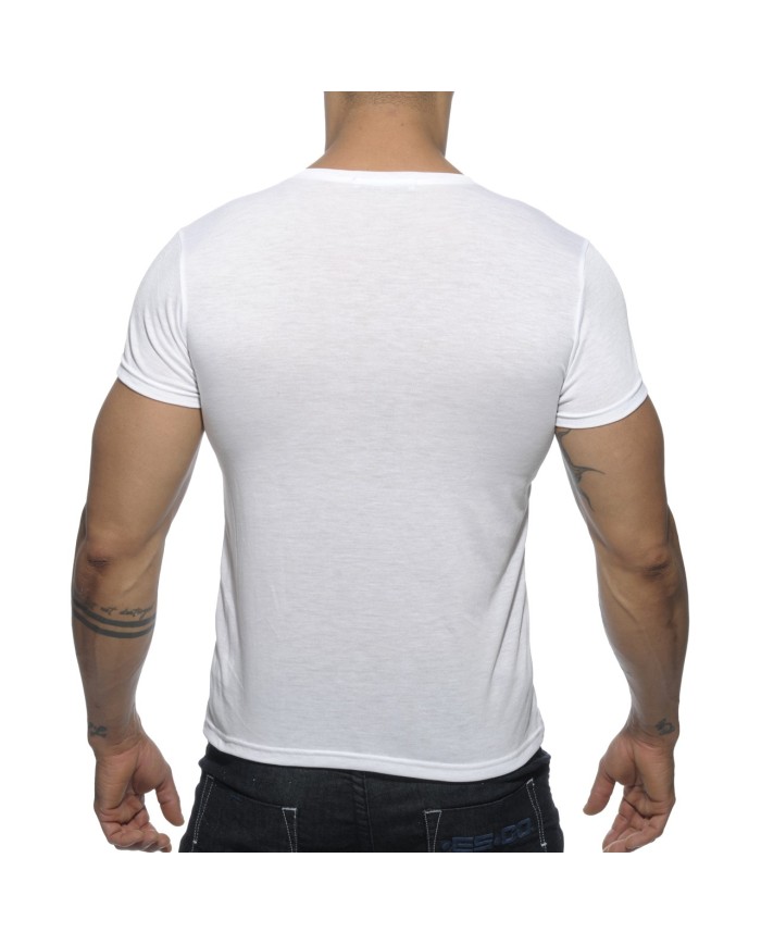 Addicted Tricou basic cu gât în V AD423