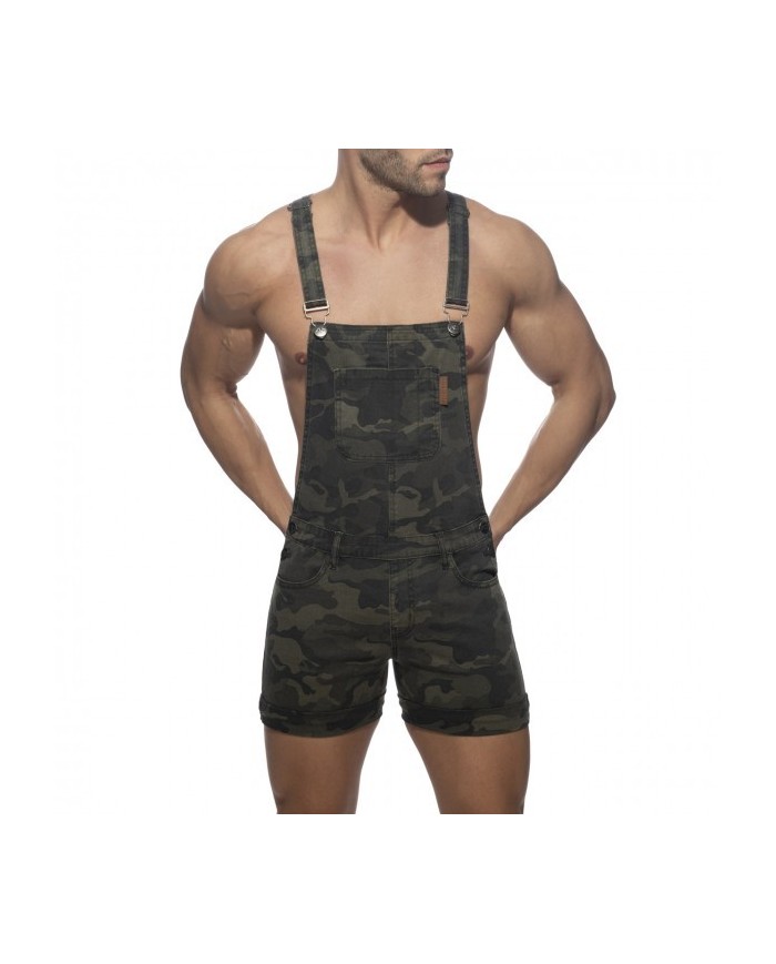 Salopetă camuflaj Blugi Addicted  AD1106 Salopetă camuflaj Blugi Addicted  AD1106