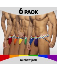 Jockstrap Curcubeu 6 Perechi Addicted AD1144